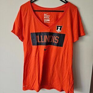 Nike University of Illinois Dri-Fit T-shirt (L)